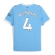 Maillot de foot Manchester City Tijjani Reijnders #4 Domicile vêtements 2025-26 Manches Courtes